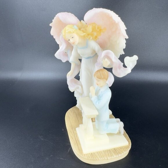 Seraphim Classics May God Bless You Communion Boy Figurine Roman 2000 Resin VTG - Picture 9 of 11